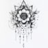 create for you a unique mandala tattoo design in my style