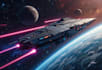 do a sci fi spaceship art