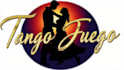 do tango salsa couple dancer silhouette mascot logo