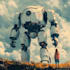 draw an anime style mecha robot illustrations