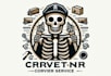 design custom skeleton courier service logo