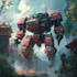 do a mecha robot illustrations