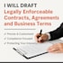 draft legally enforceable contracts, agreements, and business terms