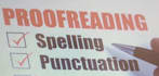 proofread and edit your reports and  documents