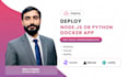 deploy nodejs or python docker app to railway,vercel,netify