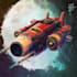 draw custom spaceship sci fi steampunk nft