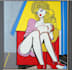 draw a retro pop art roy lichtenstein style