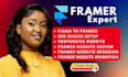 design framer website develop framer website framer animation responsive framer