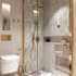 design your bathroom with 2d layout , realistic 3d rendering and shopping list