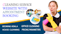 design a responsive cleaning service booking website with bookingkoala, launch27
