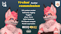 model 3d vrchat avatar, vtuber model, furry nsfw, 3d game model