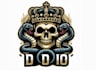 do custom skull crown snake logo with illustration design