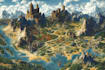 paint a fantasy map