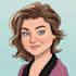 draw a beautiful cartoon portrait