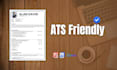 create professional job winning CV resume ats friendly