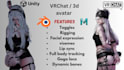 create a custom vrchat avatar, 3d avatar, vrc avatar and vr character