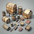 draw delightful 2d game icons props assets and objects