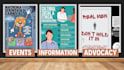 design a professionally crafted poster in canva