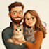 draw cute self portrait, couple, or idol