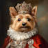 create custom royal pet portrait in high quality