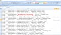 data cleaning formatting and excel data analysis