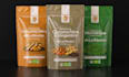 design premium pouch bag packaging with front and back layout