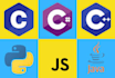 do socket programming, java, c,cpp, PHP and python data structure, oop, cuda