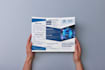 design conference, educational brochures and presentations