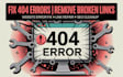fix shopify 404 error, remove broken links, fix website error, website cleanup