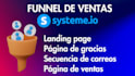 create a full sales funnel in systeme io with automation