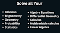 assist you in math, algebra, stats and calculus problems