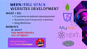 build custom website in nextjs, reactjs as full stack web developer
