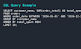write sql queries and clean data
