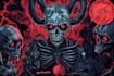 custom illustration dark art and psychedelic