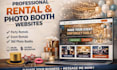 360 photo booth party rental event rental photography website with wix booking
