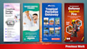 do roll up banner, retractable, x stand banner design for printing