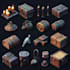 draw exclusive props, objects and items for your game
