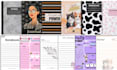 minimalist journal planner notebook cover and interior for KDP