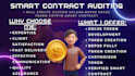 create a custom solana erc20, bep20 token crypto smart contract nft