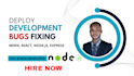 fix bugs, deploy mern stack, react, nodejs, mongodb, express, rest api