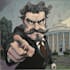 create a political cartoon art