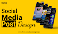 do graphics design for social media post, flyers, poster, banners design