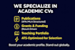 create an ats optimized research and academic CV