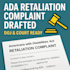 draft ada retaliation or coercion complaint for you
