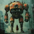 draw mecha robot armor character concept for you