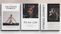 design custom fitness workout self care journal ebook mental wellness planner