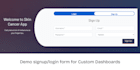 develop, redesign responsive custom websites and dashboards