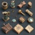 make a 2d model objects, props