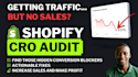 do shopify cro audit and conversion rate optimization to fix low sales