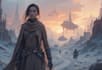 draw a sci fi, star wars, mecha, sprite dnd art